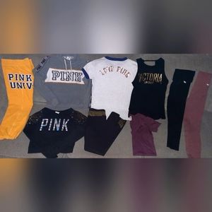 PINK BY VICTORIAS SECRET LOT ALL SIZE XS
